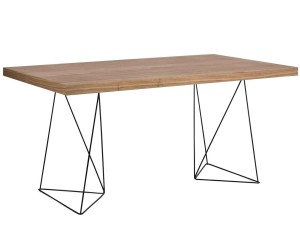 Biurko „Multi Walnut-Black”, 90 x 160 x 77 cm