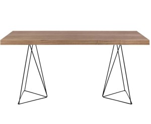 Biurko „Multi Walnut&Black I”, 90 x 180 x 77 cm