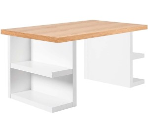 Biurko „Yummy Oak&White II”, 90 x 180 x 75 cm