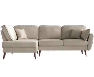 Sofa narożna lewostronna „Monceau Uni Cree”, 154 x 255 x 84 cm