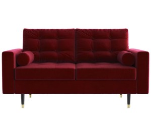 Sofa 2-osobowa „Aldo Red”, 92 x 162 x 90 cm
