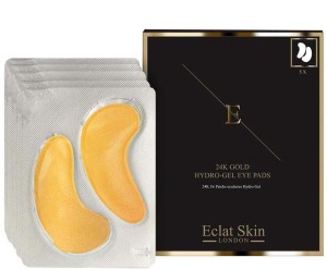 Komplet 5 par złotych płatków pod oczy z kwasem hialuronowym „24K Gold Hydro-Gel”