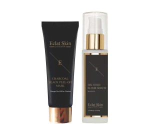 Komplet kosmetyków „Charcoal Black Peel-Off Mask & 24K Gold Elixir Serum”, poj. 50 ml 60 ml