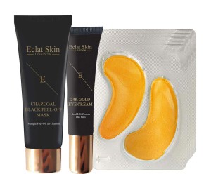 Komplet kosmetyków „24K Gold & Charcoal Black”, poj. 15 ml 50 ml