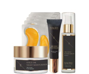 Komplet kosmetyków „24K Gold Elixir & 24K Gold Night & 24K Gold Under Eye & 24K Gold Hydro-Gel”, poj