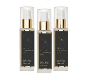 Komplet 3 serum przeciwzmarszczkowych z 24-k złotem „24K Gold Elixir Serum”, poj. 60 ml