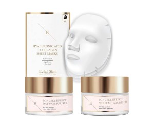 Komplet kosmetyków „Egf Cell Effect & Egf Cell Effect & Hyaluronic Acid & Collagen Mask”, poj. 50 ml