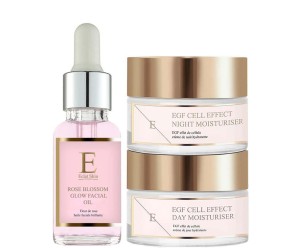 Komplet kosmetyków „Egf Cell Effect Day & Egf Cell Effect Night & Rose Blossom Glow”, poj. 50 ml 50,
