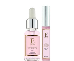 Komplet kosmetyków „Rose Blossom Lip Gloss Plumper & Rose Blossom Glow”, poj. 8 ml 30 ml