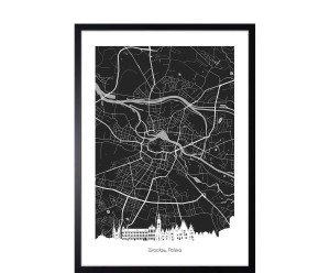 Dekoracja ścienna „Wrocław”, 53 x 73 x 3 cm