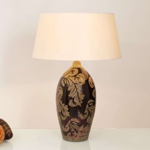 Lampa stołowa Toulouse okrągła, 65 cm, czarna