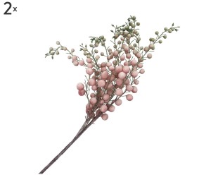 Komplet 2 dekoracji roślinnych „Lunaria”, 93 cm