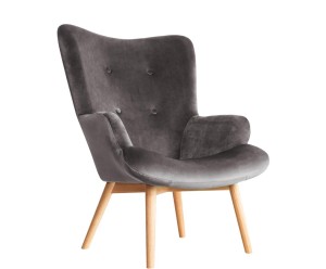 Fotel „Moss Grey”, 72 x 96 cm