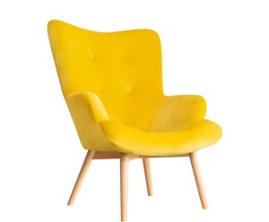 Fotel „Moss Yellow”, 72 x 96 cm