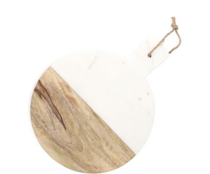 Deska dekoracyjna „Marble II”, Ø 30 cm