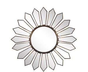 Lustro ścienne „Verona Gold”, Ø 99 x 6 cm