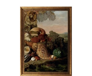 Dekoracja ścienna „History no.4”, 57 x 2 x 77 cm