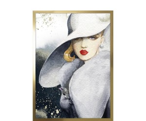Dekoracja ścienna „Glam Style no.1”, 53 x 3 x 73 cm