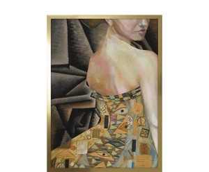 Dekoracja ścienna „Glam Style no.3”, 53 x 3 x 73 cm
