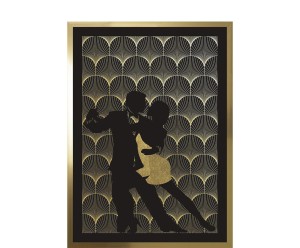 Dekoracja ścienna „Glam Style no.4”, 53 x 3 x 73 cm