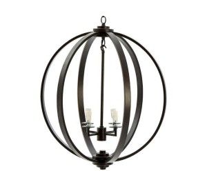 Lampa wisząca „Censer Black”, Ø 53, wys. 60 cm