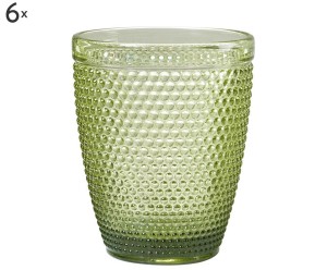 Komplet 6 szklanek „Cornelia”, Ø 8, wys. 10 cm