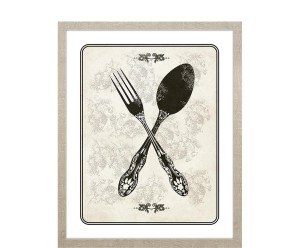Dekoracja ścienna „Rustic dining room No°1”, 43 x 53 x 3 cm