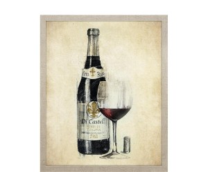Dekoracja ścienna „Rustic dining room No°21”, 43 x 53 x 3 cm