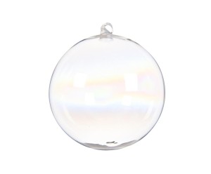 Bombka choinkowa „Glass Hook Iris II”, Ø 15 cm