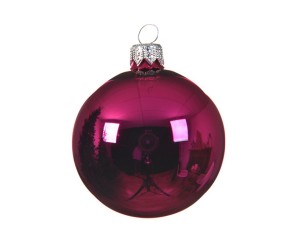 Bombka „Shiny Red II”, Ø 15 cm