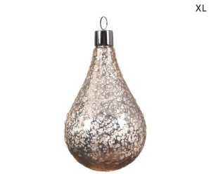 Dekoracja „Oversize Beige I”, Ø 11, wys. 18 cm