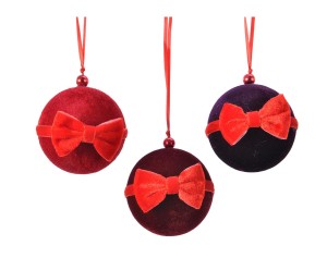 Komplet 3 bombek choinkowych „Meoquanee”, Ø 8 cm