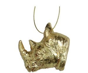 Ozdoba choinkowa „Rhino”, 4 x 5,9 x 5,7 cm