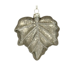 Ozdoba choinkowa „Leaf Champagne II”, 2,5 x 10 x 11 cm