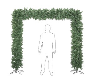 Choinka „Léonie”, 45 x 290 x 250 cm
