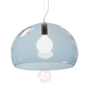 Kartell FL/Y – lampa wisząca LED, błękit nieba
