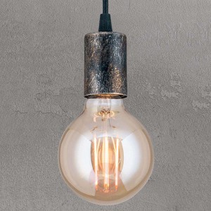 Lampa wisząca Rati w kolorze rdzawego brązu