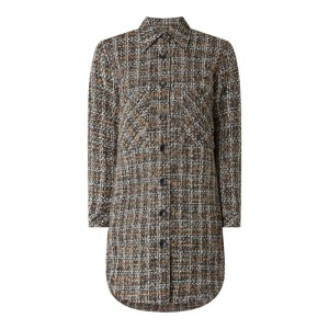 Długi żakiet w stylu oversized z bouclé model ‘Tawa’