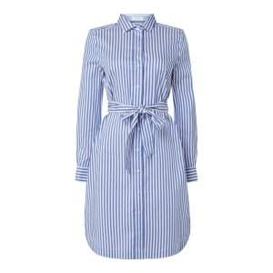 Sukienka koszulowa z paskiem w talii