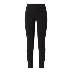 Spodnie ze streczu o kroju skinny fit z elastycznym pasem