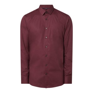 Koszula biznesowa o kroju super slim fit z popeliny