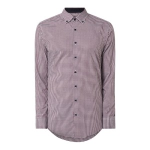 Koszula biznesowa o kroju slim fit z popeliny