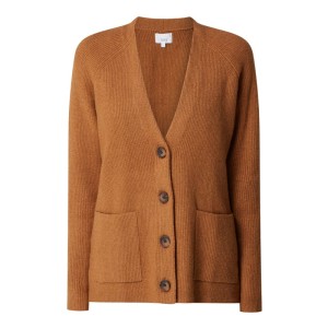 Kardigan z prążkowaną fakturą