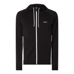 Bluza rozpinana ze wstawkami w kontrastowym kolorze model ‘Saggy’