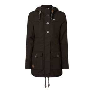 Parka z kapturem z podszewką model ‘Jane’