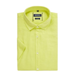 Koszula lniana o kroju slim fit model ‘Konstantin’