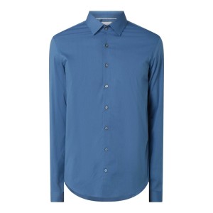 Koszula biznesowa o kroju super slim fit z tkaniny Fil à Fil