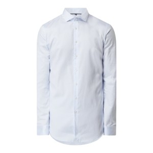 Koszula biznesowa o kroju slim fit z bawełny z bardzo długim rękawem