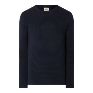 Sweter z tkaną fakturą model ‘Robert’