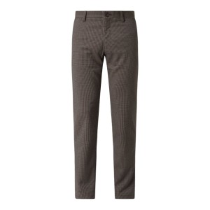 Chinosy o kroju regular fit z dodatkiem streczu model ‘Pristu’